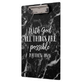 神ですべての事は可能なキリスト教の聖書です クリップボード (左)