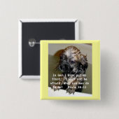 神で私は私の信頼を置きました 缶バッジ (正面&裏面)