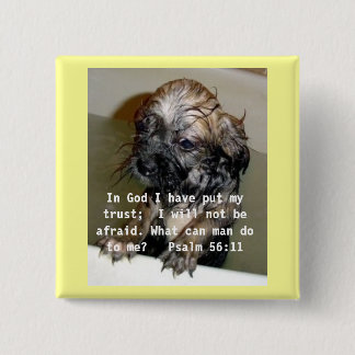 神で私は私の信頼を置きました 缶バッジ