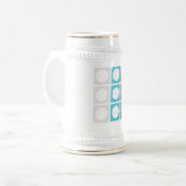 神で私達は信頼します ビールジョッキ (正面左)