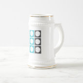 神で私達は信頼します ビールジョッキ (正面右)