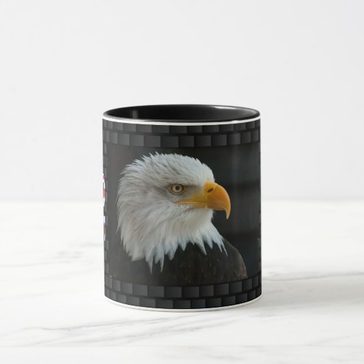 神で私達は信頼します マグカップ (中央)