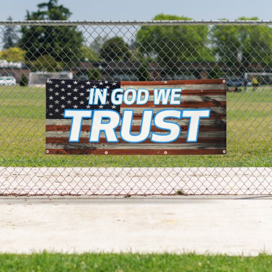 神で私達は信頼します 横断幕 (インサイチュ)