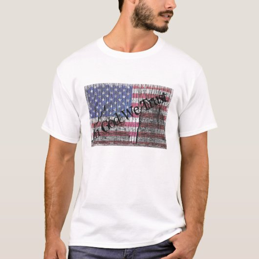 神で私達は信頼します Tシャツ (正面)
