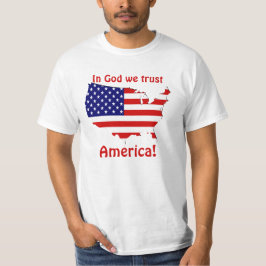 神で私達は信頼します! Tシャツ