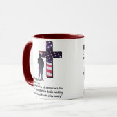 神で私達は- 2記録の7:14を信頼します マグカップ (正面左)