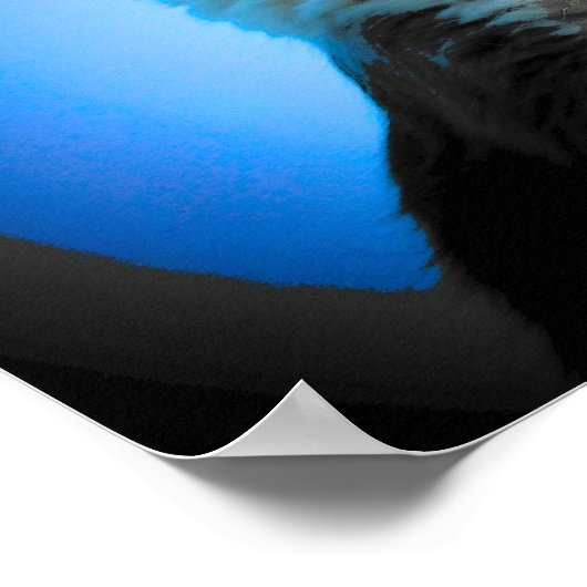 神として信仰される猫たち – 匿名引用文 ポスター (角)