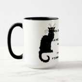 神として崇拝される猫; 彼らは忘れませんでした マグカップ (左)