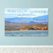 神とその戒保を恐れる キャンバスプリント (インサイチュ (ウッドフロア))