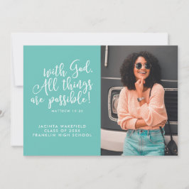 神との可能性聖なる書物、 経典写真卒業 案内状