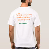 神との団体 Tシャツ (裏面)