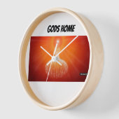 神との接続デザイン壁時計 壁時計 (傾斜)