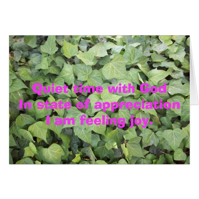 神との静かな時間 (正面横)