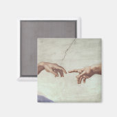 神とアダムの手 マグネット (正面/裏面)