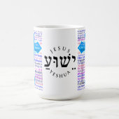 神とイエスの名 コーヒーマグカップ (中央)