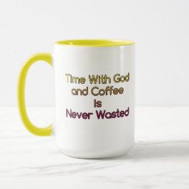 神とコーヒーとの時間は決してマグカップを無駄にしない マグカップ