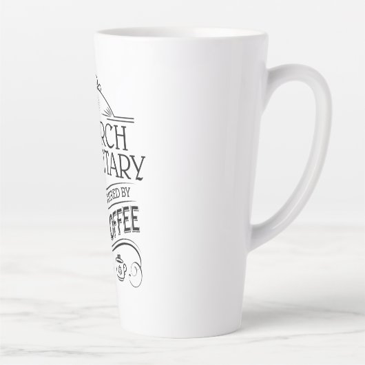 神とコーヒーを率いる教会の秘書 カフェラテマグ (右)