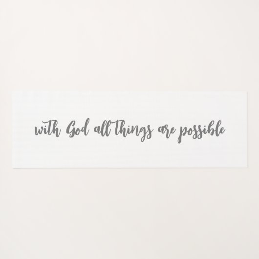 神とシンプルのモダンは可能である ヨガマット (裏面(横))