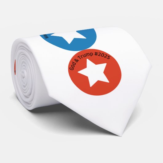 神とトランプが再びアメリカをタイ素晴らしプにする ネクタイ (ロール)