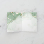 神と一緒に決して一人でサポート心地よい花C カード (内部)