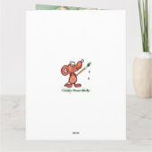 神と一緒に決して一人で心地よいの花をサポート カード (裏面)