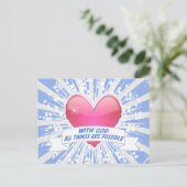 神と共にあらゆることが可能だ ポストカード (スタンド正面)