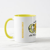 神と共にあらゆる事は可能である　ひまわり マグカップ (左)