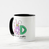 神と共にあるとき全ては可能 Easter Coffee Mug マグカップ (正面左)
