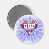 神と共に何でも可能だ マグネット (正面/裏面)