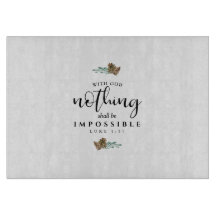 神と共に何も不可能ではない