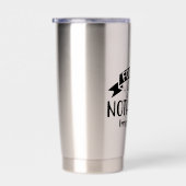 神と共に何も信仰を持つことは不可能ではない 保温保冷タンブラー (右面)