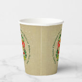 神と共に可能な聖書の引用文20xx 紙コップ (右)