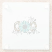 神と共に可能な限り ガラスコースター (裏面)