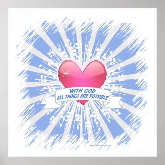 神と共に、すべてのことが可能である ポスター (正面)