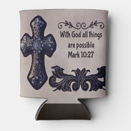 神と共に、すべてのことが可能である 缶クーラー