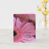 「神と共に、すべてのことが可能である」聖なる書物、 経典注 カード (黄色い花)