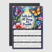 神と共に、すべてのことが可能2025年カレンダー (正面/裏面)