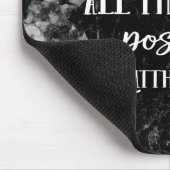 神と共に、すべてのものは可能なキリスト教聖書である マウスパッド (コーナー)