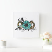 神と共に スクエア壁時計 (ホーム)