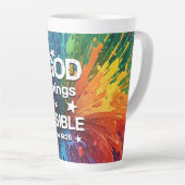 神と共に マタイ 19-26 カフェラテマグ (右アングル)