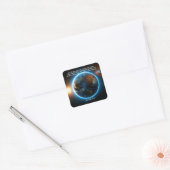 神と創造の聖句 スクエアシール (封筒)