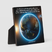 神と創造の聖句 フォトプラーク (正面)