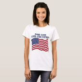 神と国のために！ Tシャツ (正面フル)