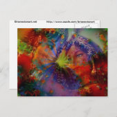 神と女神の愛 ポストカード (正面/裏面)