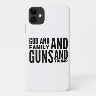 神と家族と銃と愛国者のための切り札 iPhone 11 ケース