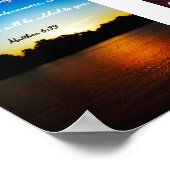 神と彼の義 – 聖書 ポスター (角)