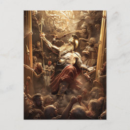 神と怪物 – ゼウス ポストカード