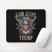 神と銃とトランプ マウスパッド (マウス)