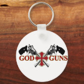 神と銃 キーホルダー (正面)