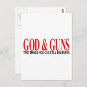 神と銃 ポストカード (正面/裏面)